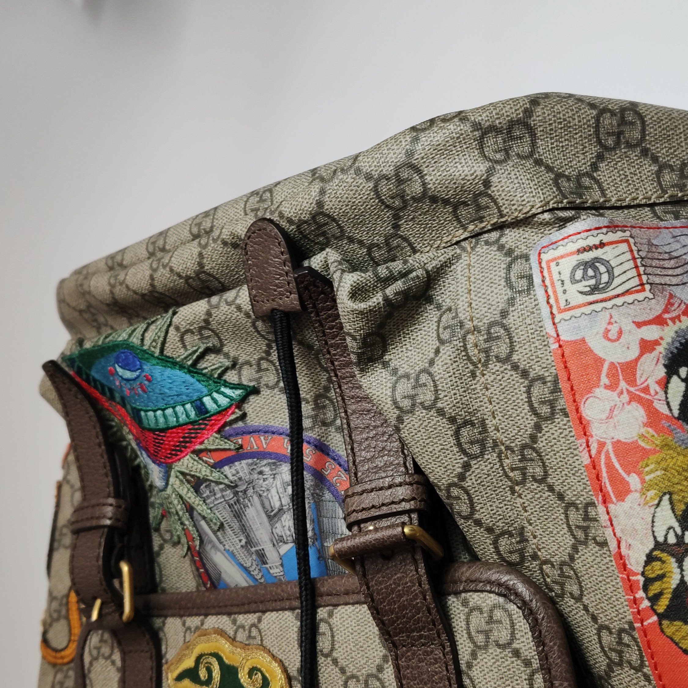 Gucci Courrier Soft Backpack GG Coated Canvas Large — photo 16 of 20