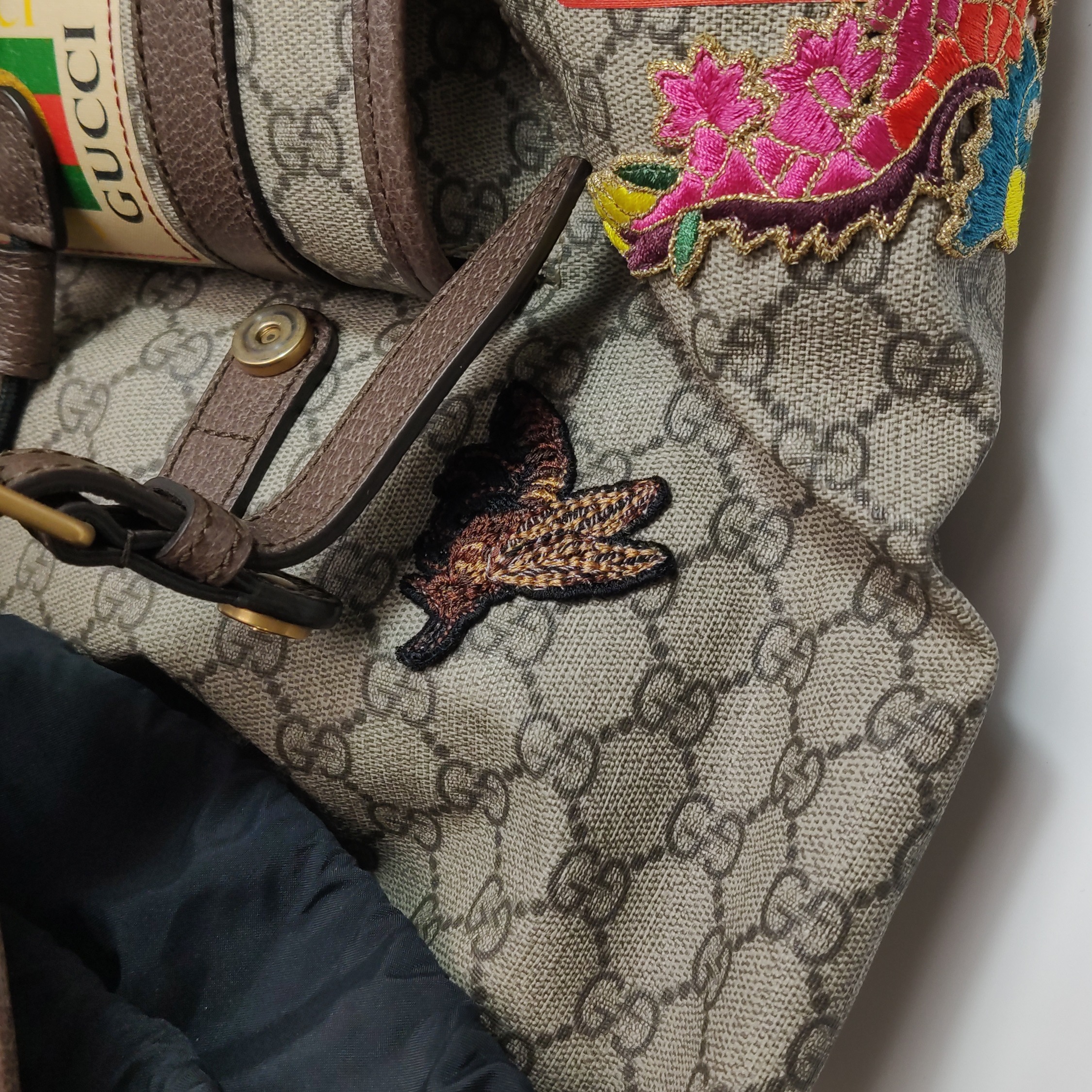 Gucci Courrier Soft Backpack GG Coated Canvas Large — photo 19 of 20