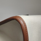 Burberry Freya Shopping Tote Canvas with Leather Small — thumbnail 13