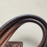 Burberry Freya Shopping Tote Canvas with Leather Small — thumbnail 12