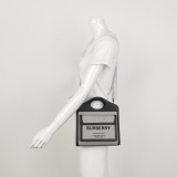Burberry Logo Pocket Tote Canvas with Leather Mini — thumbnail 2