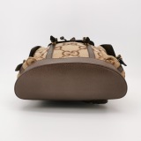 Gucci Double Pocket Belt Backpack Jumbo GG Canvas and Leather Large — thumbnail 6