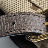 Gucci Double Pocket Belt Backpack Jumbo GG Canvas and Leather Large — thumbnail 8