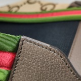 Gucci Double Pocket Belt Backpack Jumbo GG Canvas and Leather Large — thumbnail 9