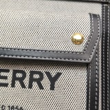 Burberry Logo Pocket Tote Canvas with Leather Mini — thumbnail 13