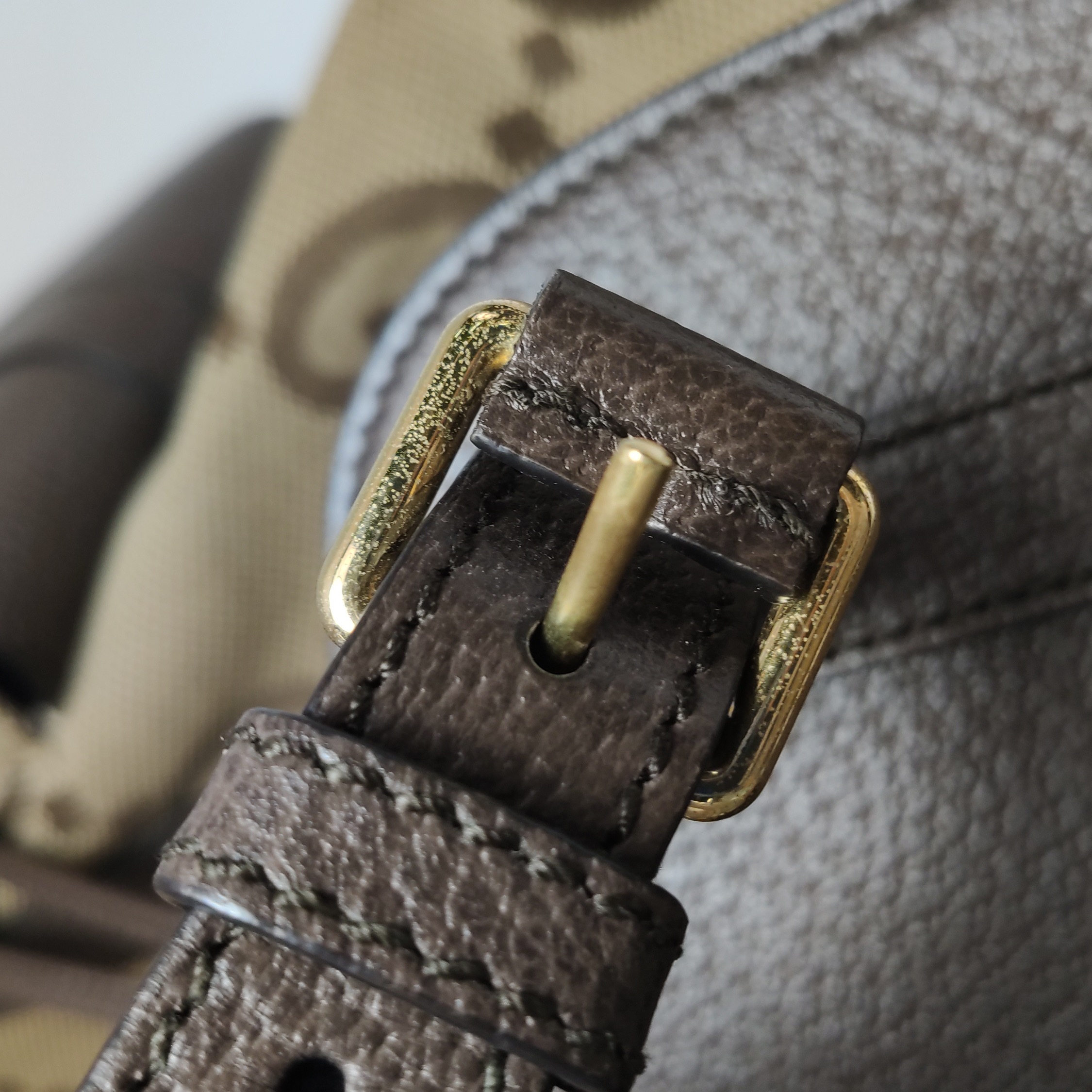 Gucci Double Pocket Belt Backpack Jumbo GG Canvas and Leather Large — photo 12 of 18