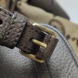 Gucci Double Pocket Belt Backpack Jumbo GG Canvas and Leather Large — thumbnail 12