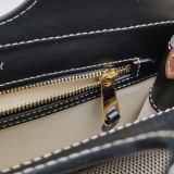 Burberry Logo Pocket Tote Canvas with Leather Mini — thumbnail 9