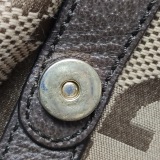 Gucci Double Pocket Belt Backpack Jumbo GG Canvas and Leather Large — thumbnail 14