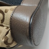 Gucci Double Pocket Belt Backpack Jumbo GG Canvas and Leather Large — thumbnail 13
