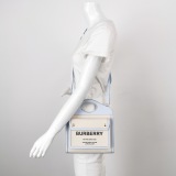 Burberry Logo Pocket Tote Canvas with Leather Mini — thumbnail 2