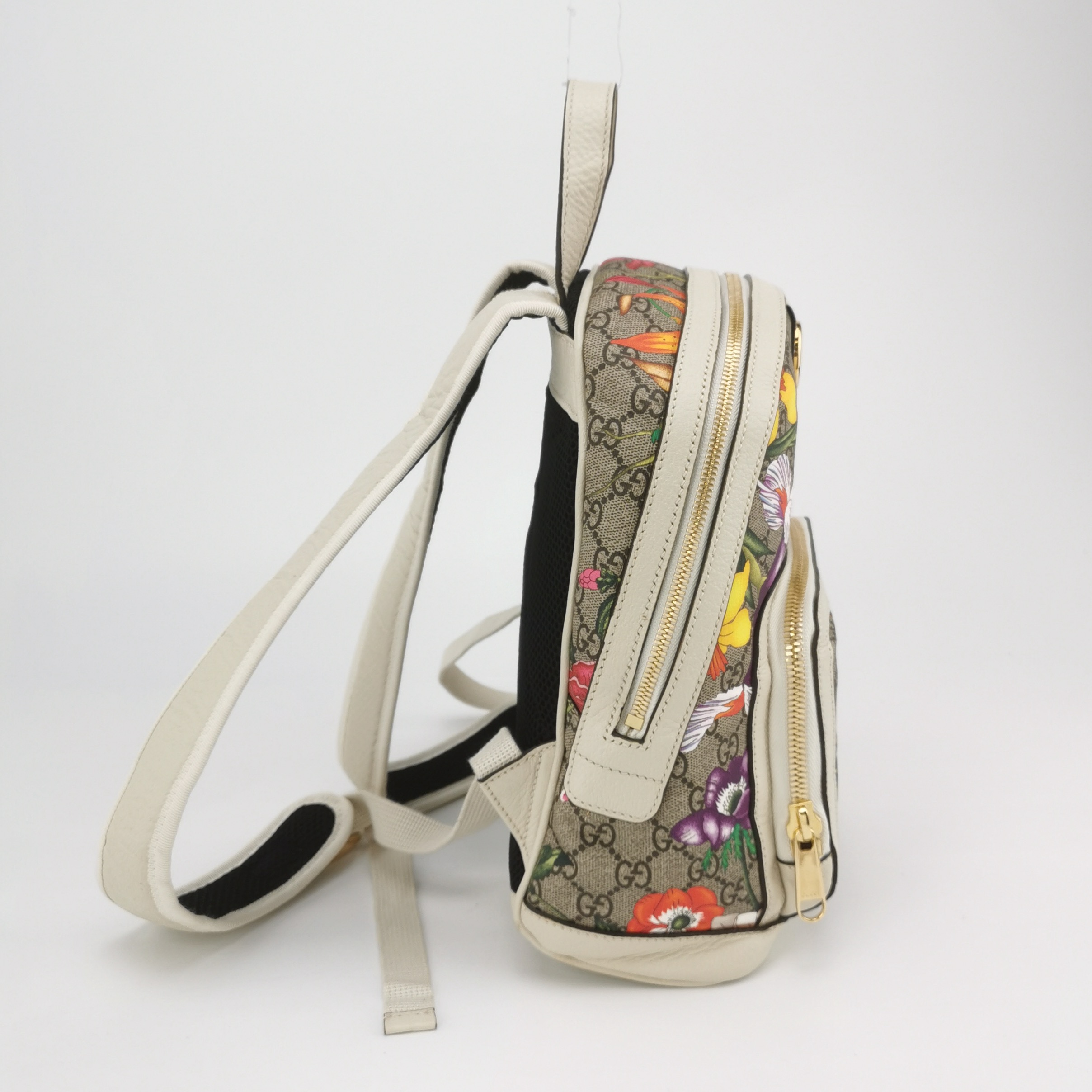 Gucci Ophidia Backpack Flora GG Coated Canvas and Leather Small — photo 4 of 22