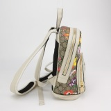 Gucci Ophidia Backpack Flora GG Coated Canvas and Leather Small — thumbnail 4