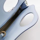 Burberry Logo Pocket Tote Canvas with Leather Mini — thumbnail 7