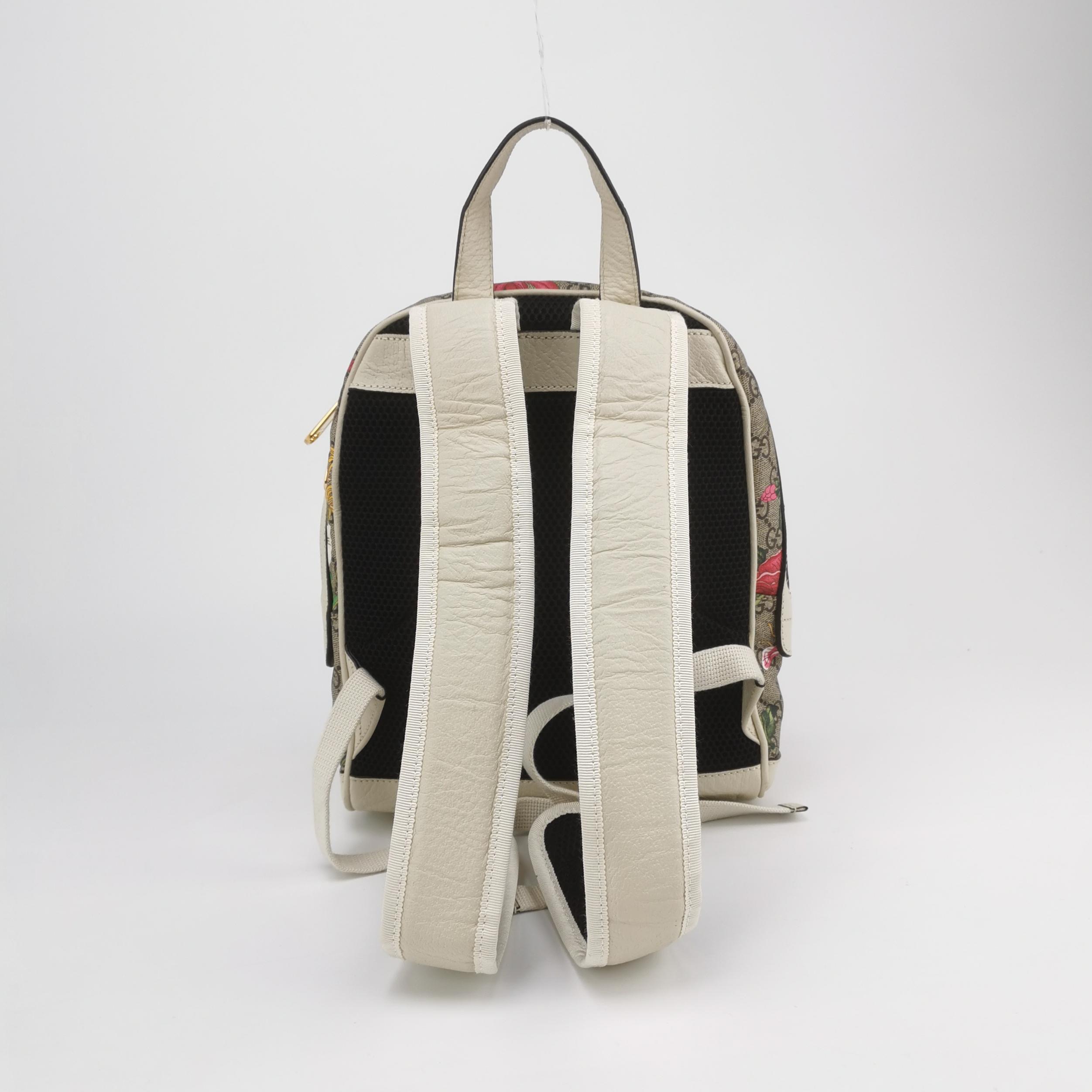 Gucci Ophidia Backpack Flora GG Coated Canvas and Leather Small — photo 5 of 22