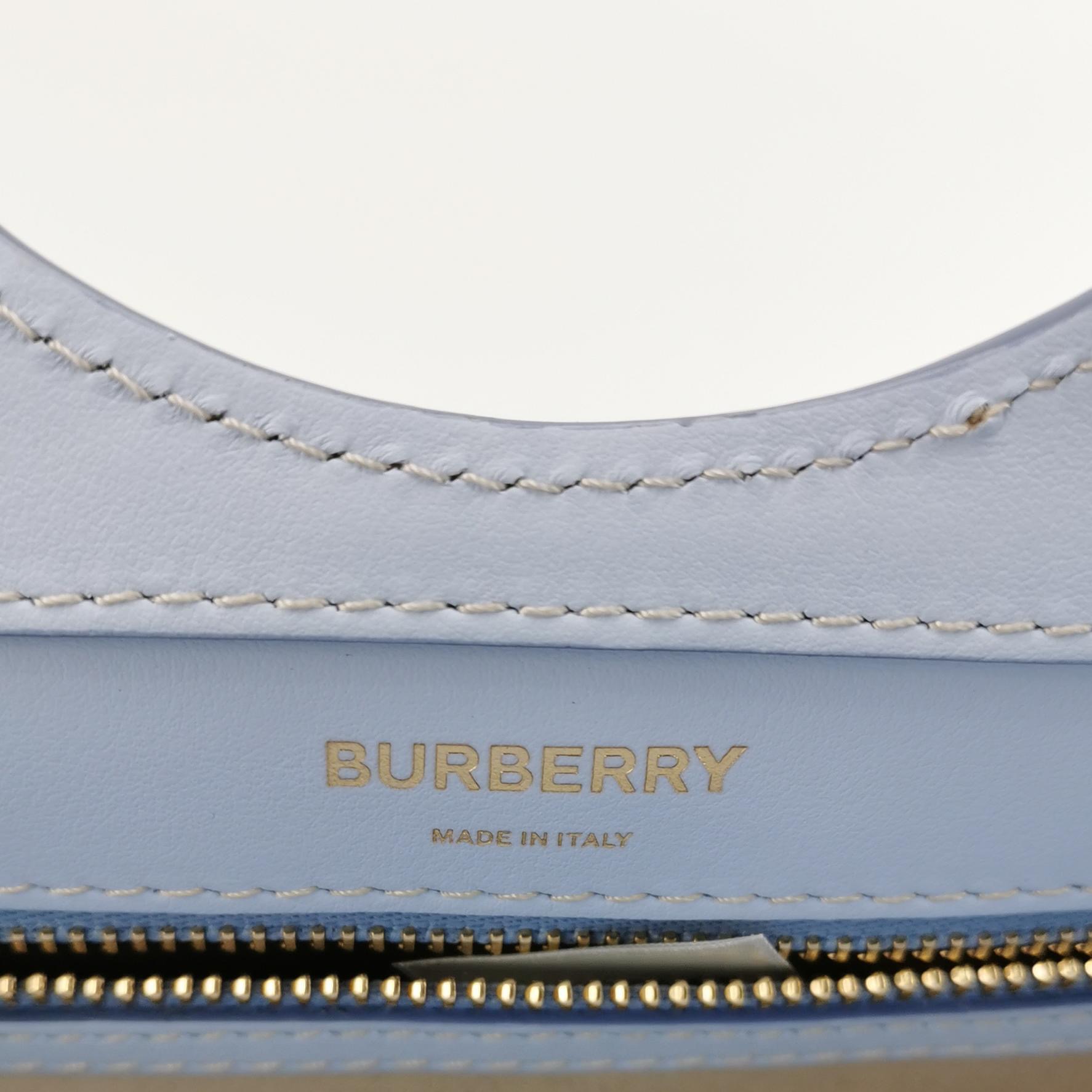 Burberry Logo Pocket Tote Canvas with Leather Mini — photo 8 of 13