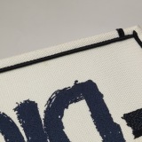 Christian Dior Book Tote Embroidered Canvas Medium — thumbnail 19