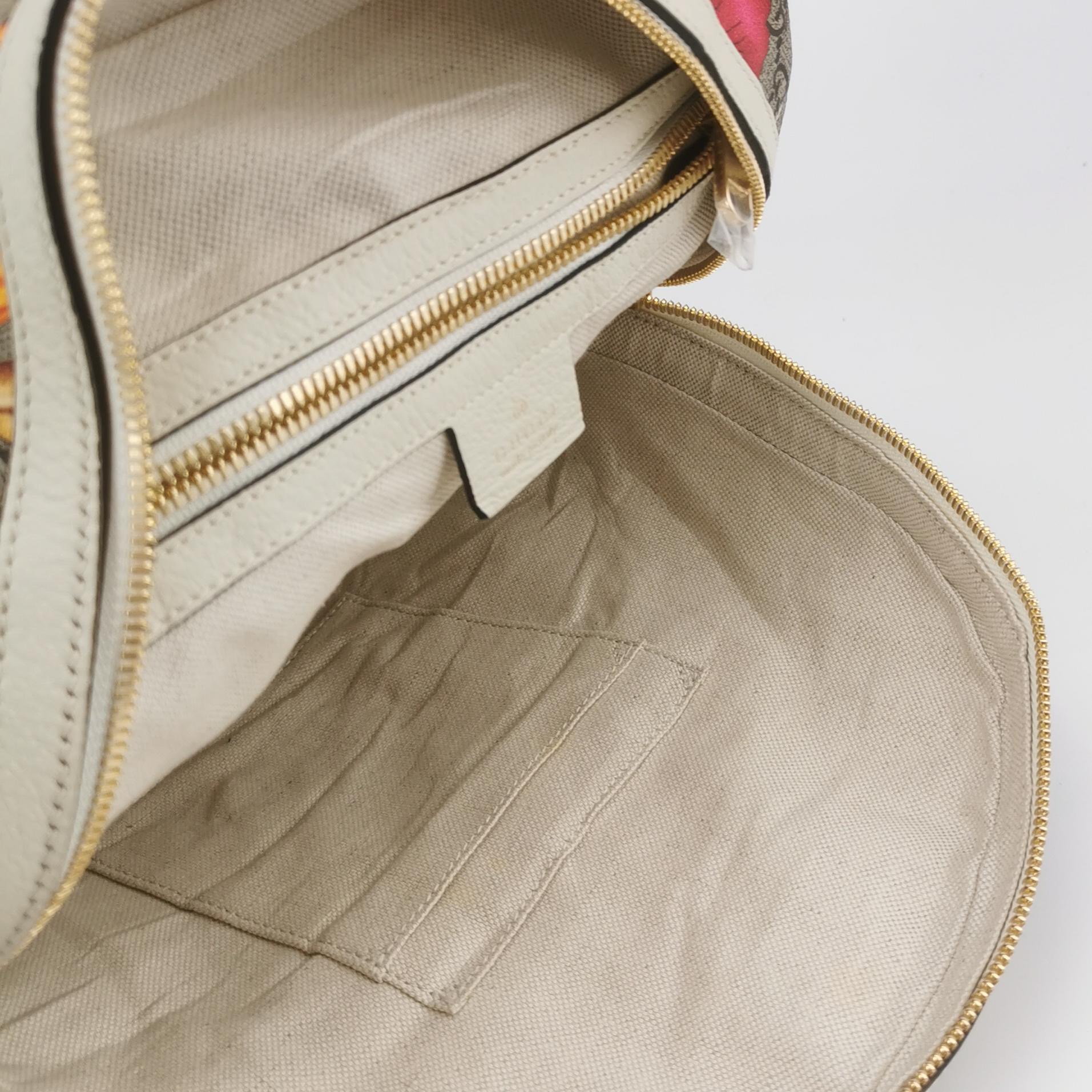 Gucci Ophidia Backpack Flora GG Coated Canvas and Leather Small — photo 7 of 22