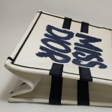 Christian Dior Book Tote Embroidered Canvas Medium — thumbnail 16