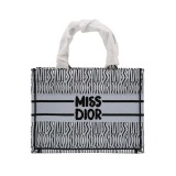 Christian Dior Book Tote Embroidered Canvas Medium — thumbnail 1