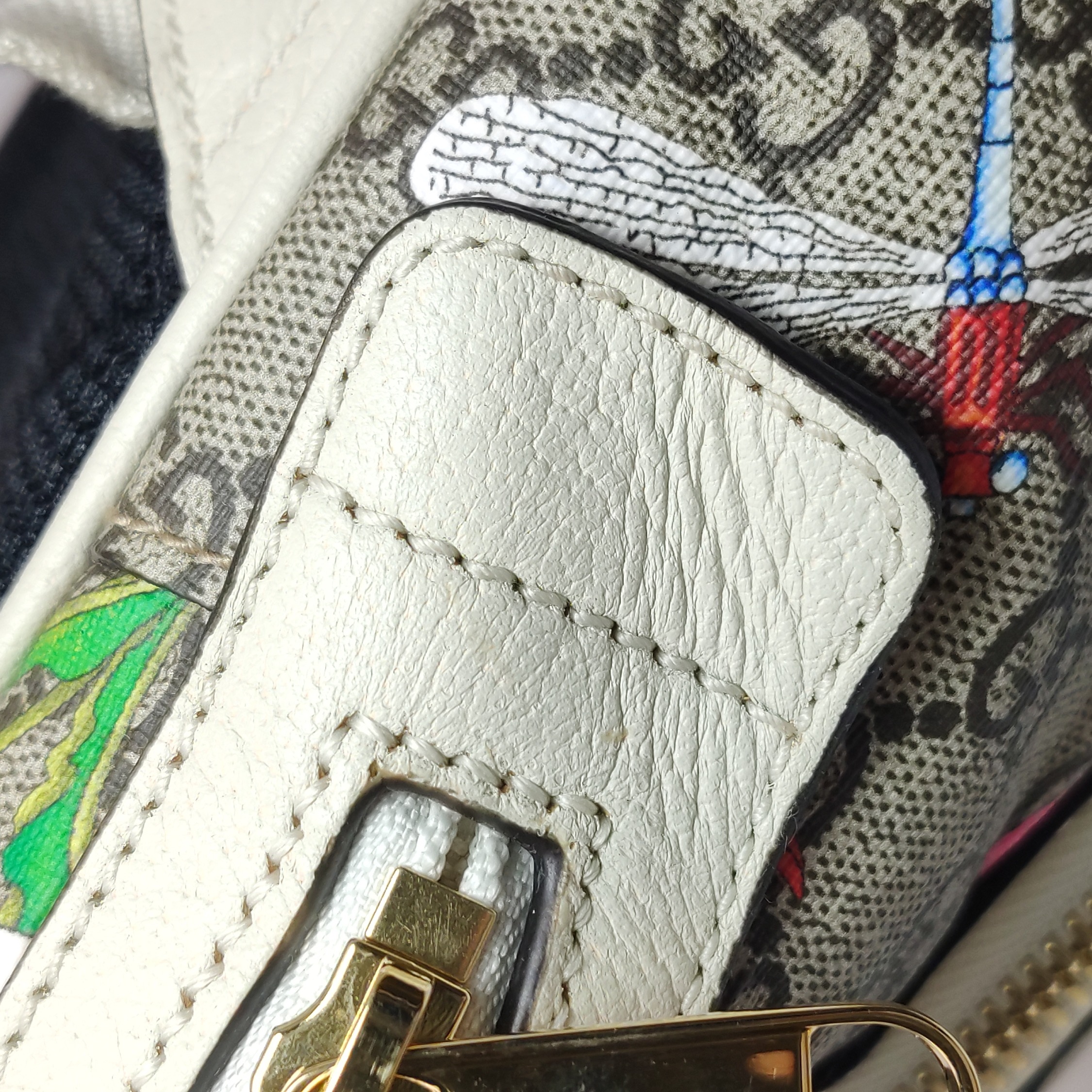 Gucci Ophidia Backpack Flora GG Coated Canvas and Leather Small — photo 17 of 22