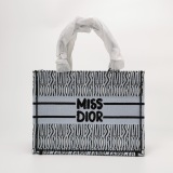 Christian Dior Book Tote Embroidered Canvas Medium — thumbnail 5