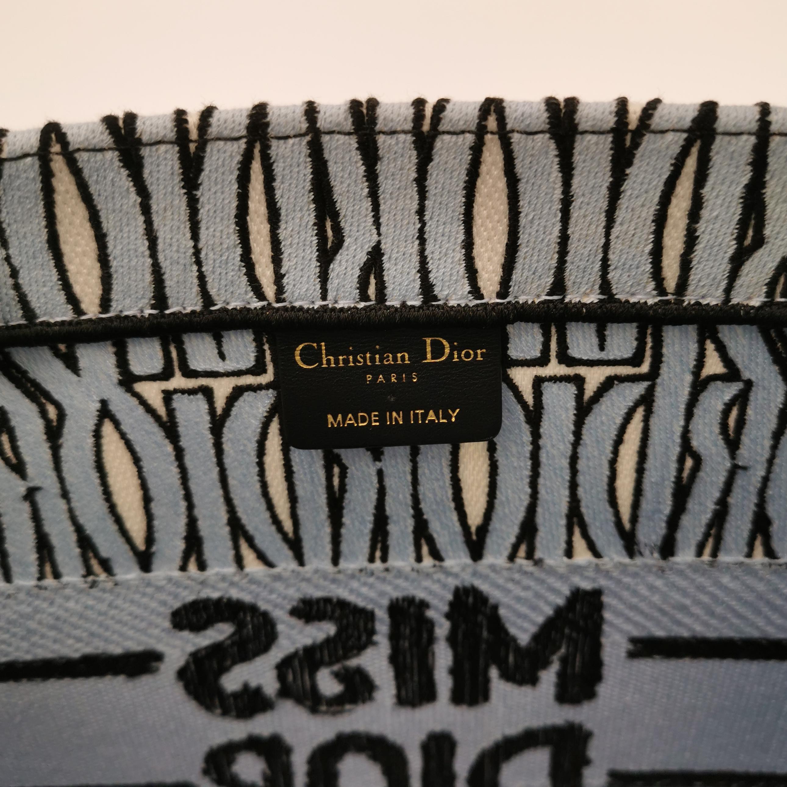 Christian Dior Book Tote Embroidered Canvas Medium — photo 7 of 12