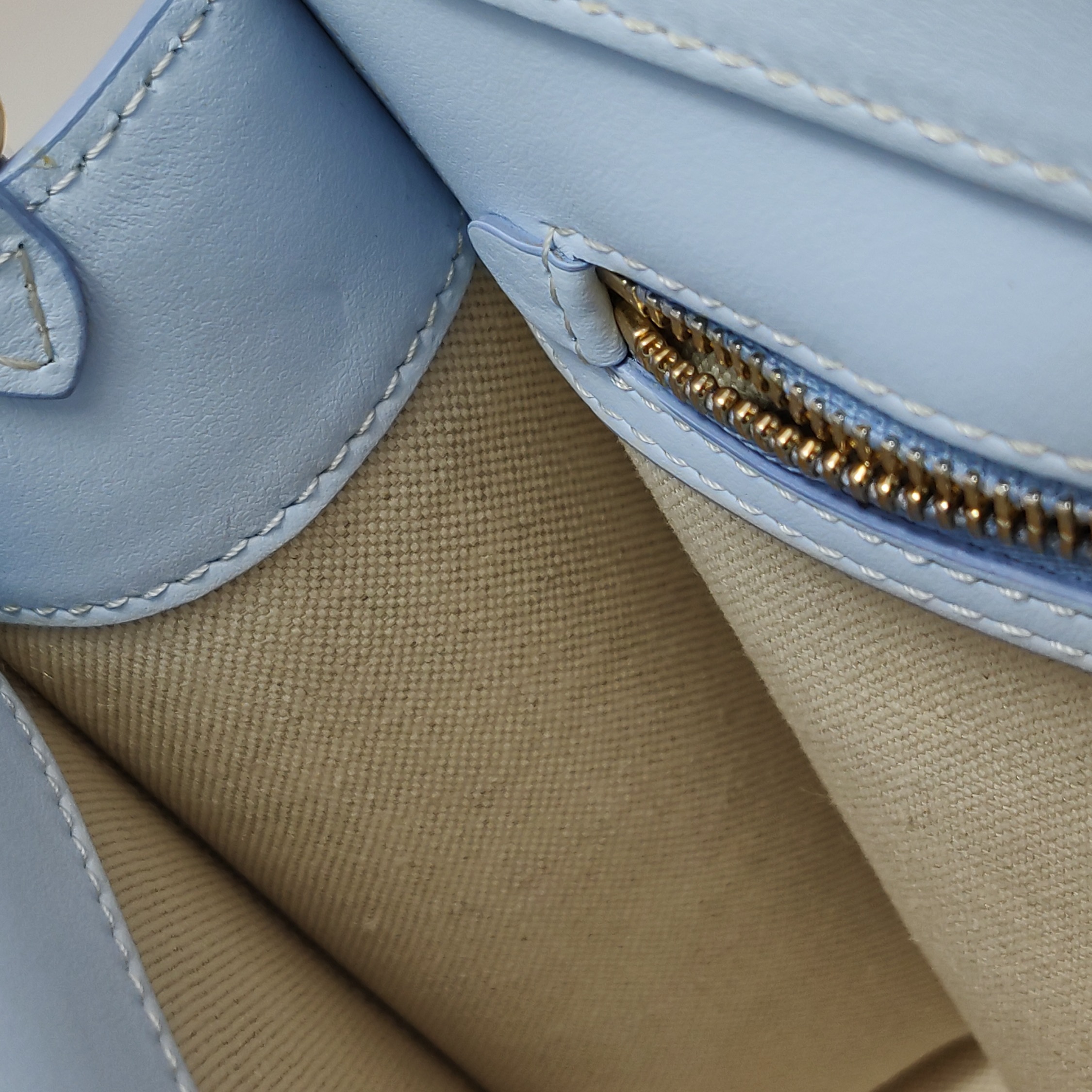 Burberry Logo Pocket Tote Canvas with Leather Mini — photo 10 of 14