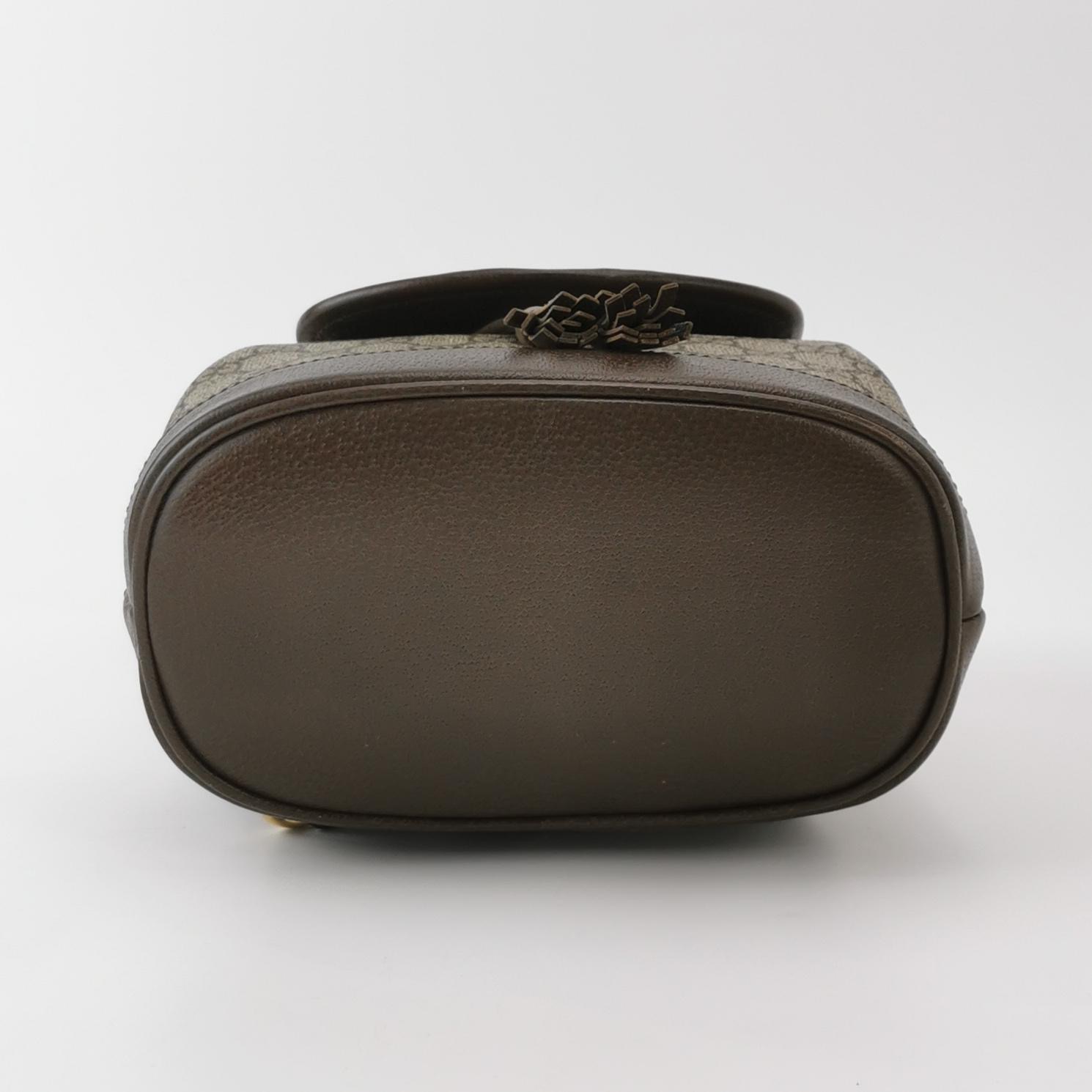 Gucci Ophidia Flap Backpack GG Coated Canvas Mini — photo 6 of 19