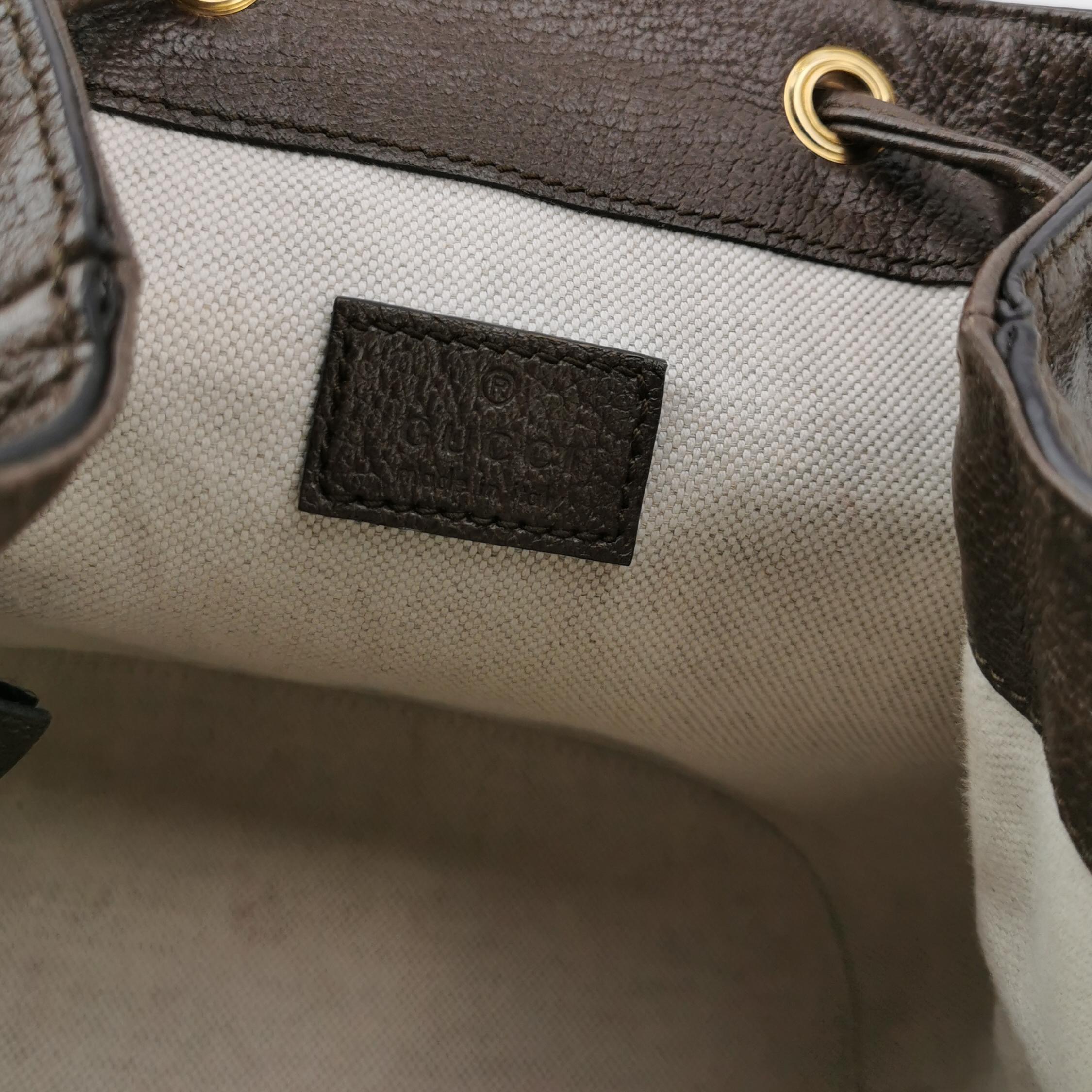 Gucci Ophidia Flap Backpack GG Coated Canvas Mini — photo 8 of 19