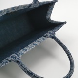 Christian Dior Book Tote Embroidered Canvas Medium — thumbnail 7
