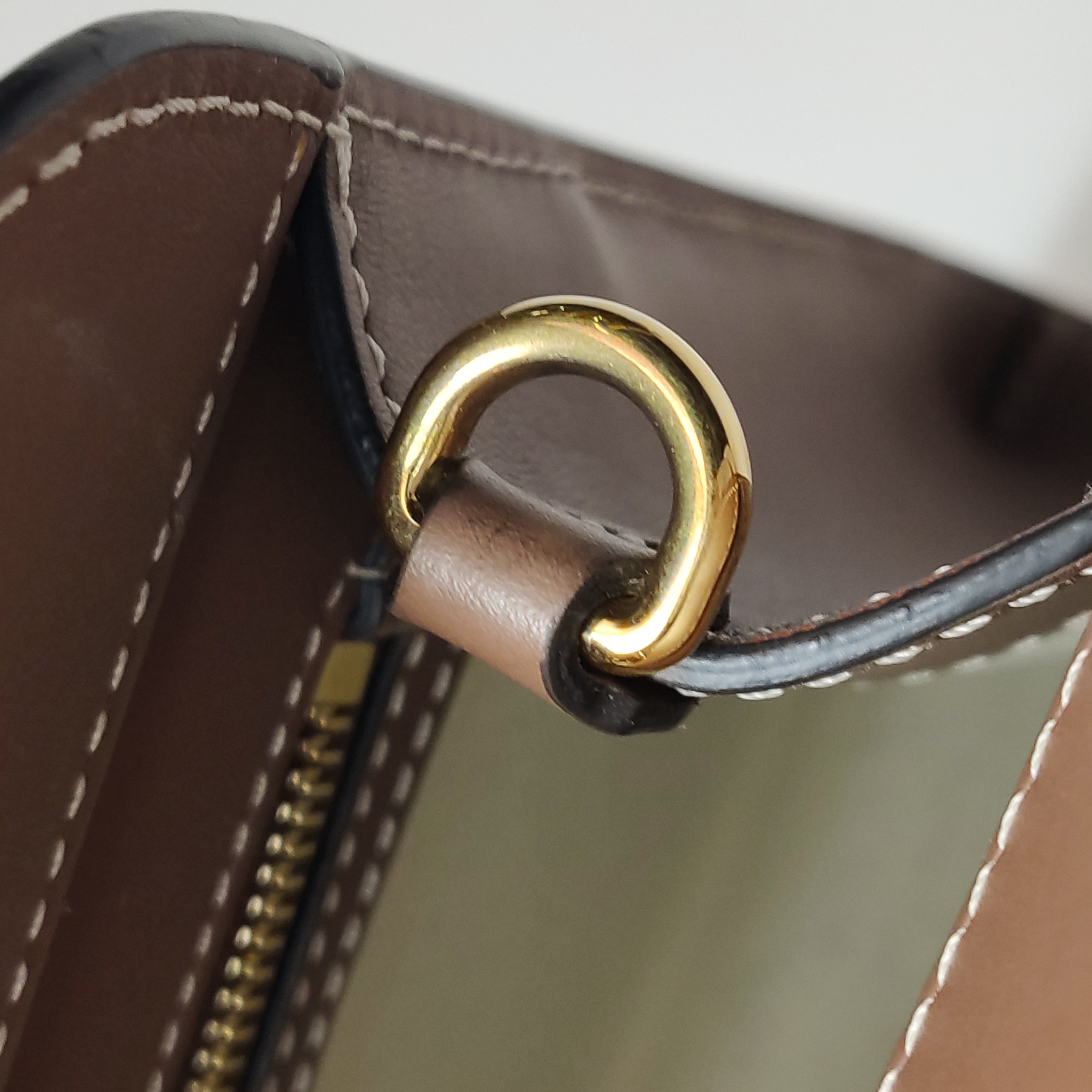 Burberry Logo Pocket Tote Canvas with Leather Mini — photo 10 of 15