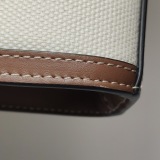 Burberry Logo Pocket Tote Canvas with Leather Mini — thumbnail 12