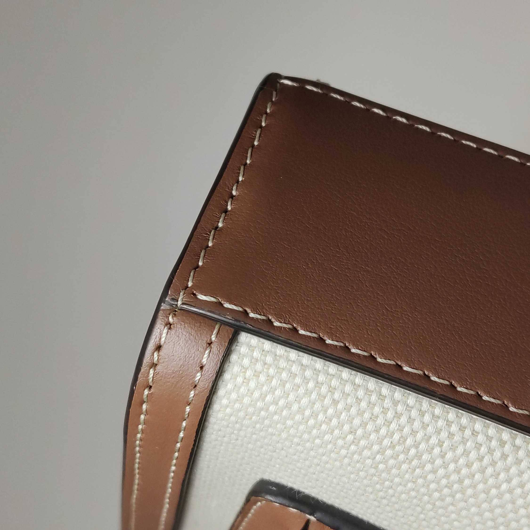 Burberry Logo Pocket Tote Canvas with Leather Mini — photo 13 of 15