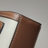 Burberry Logo Pocket Tote Canvas with Leather Mini — thumbnail 13