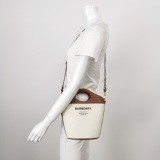 Burberry Logo Title Pocket Crossbody Bag Canvas and Leather — thumbnail 2