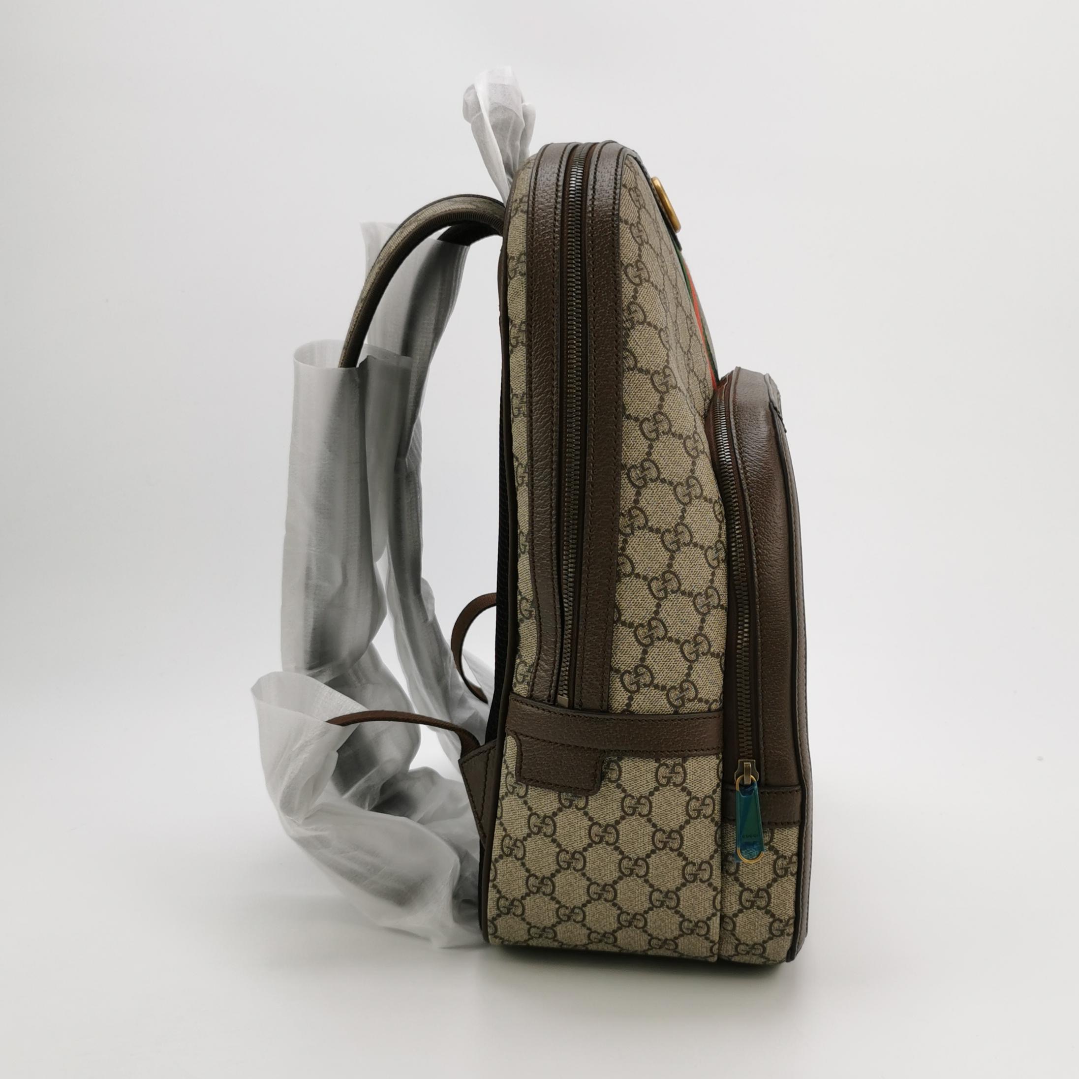 Gucci Ophidia Backpack GG Coated Canvas Medium — photo 4 of 14