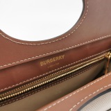 Burberry Logo Pocket Tote Canvas with Leather Mini — thumbnail 8