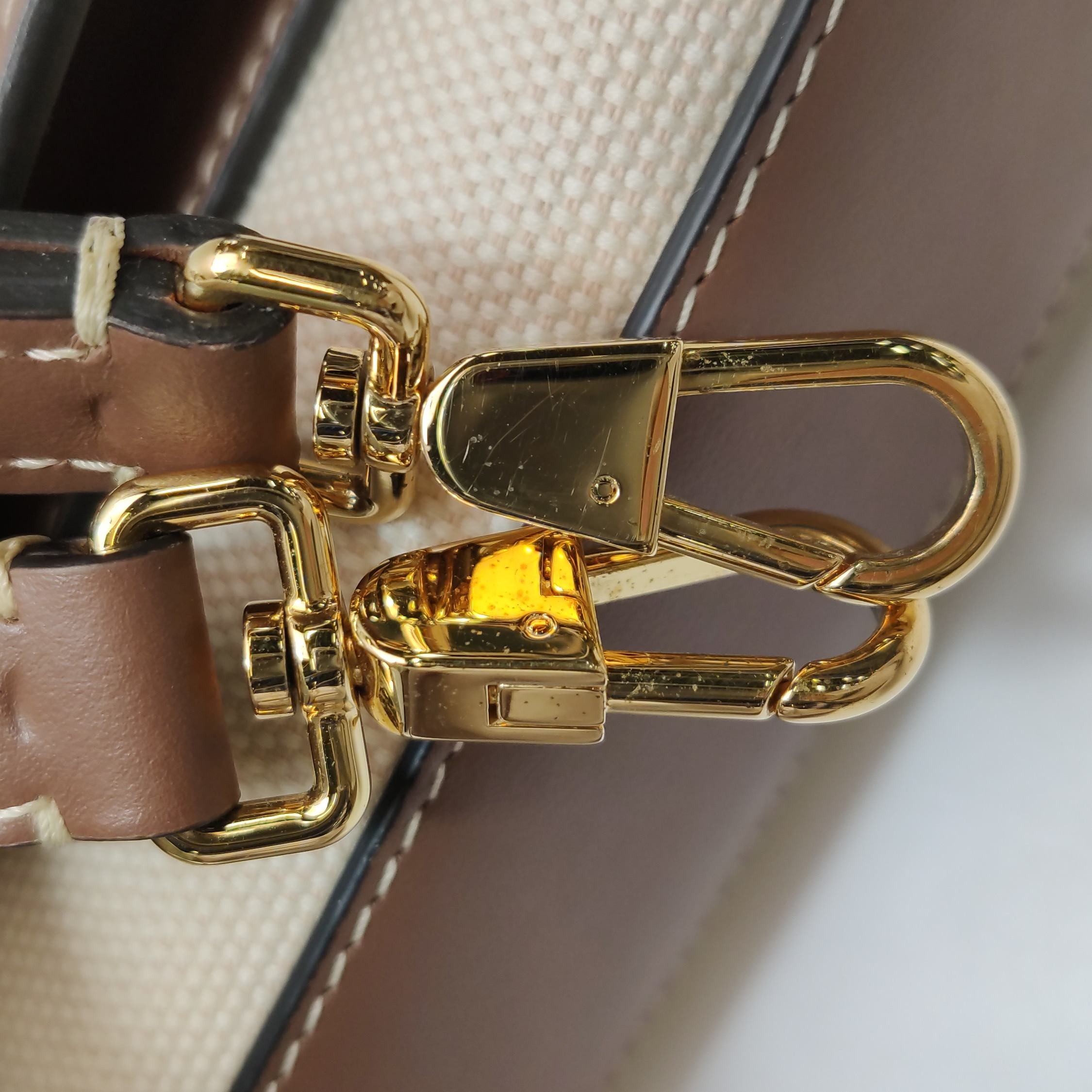 Burberry Logo Pocket Tote Canvas with Leather Mini — photo 12 of 15
