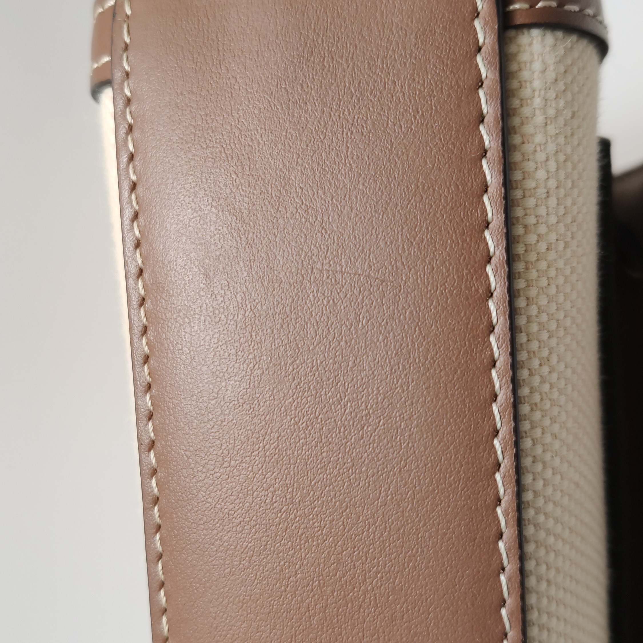 Burberry Logo Pocket Tote Canvas with Leather Mini — photo 13 of 15