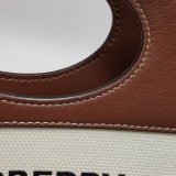 Burberry Logo Title Pocket Crossbody Bag Canvas and Leather — thumbnail 16