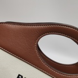 Burberry Logo Title Pocket Crossbody Bag Canvas and Leather — thumbnail 20