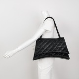 Balenciaga Crush Chain Flap Bag Quilted Crushed Calfskin Large — thumbnail 2