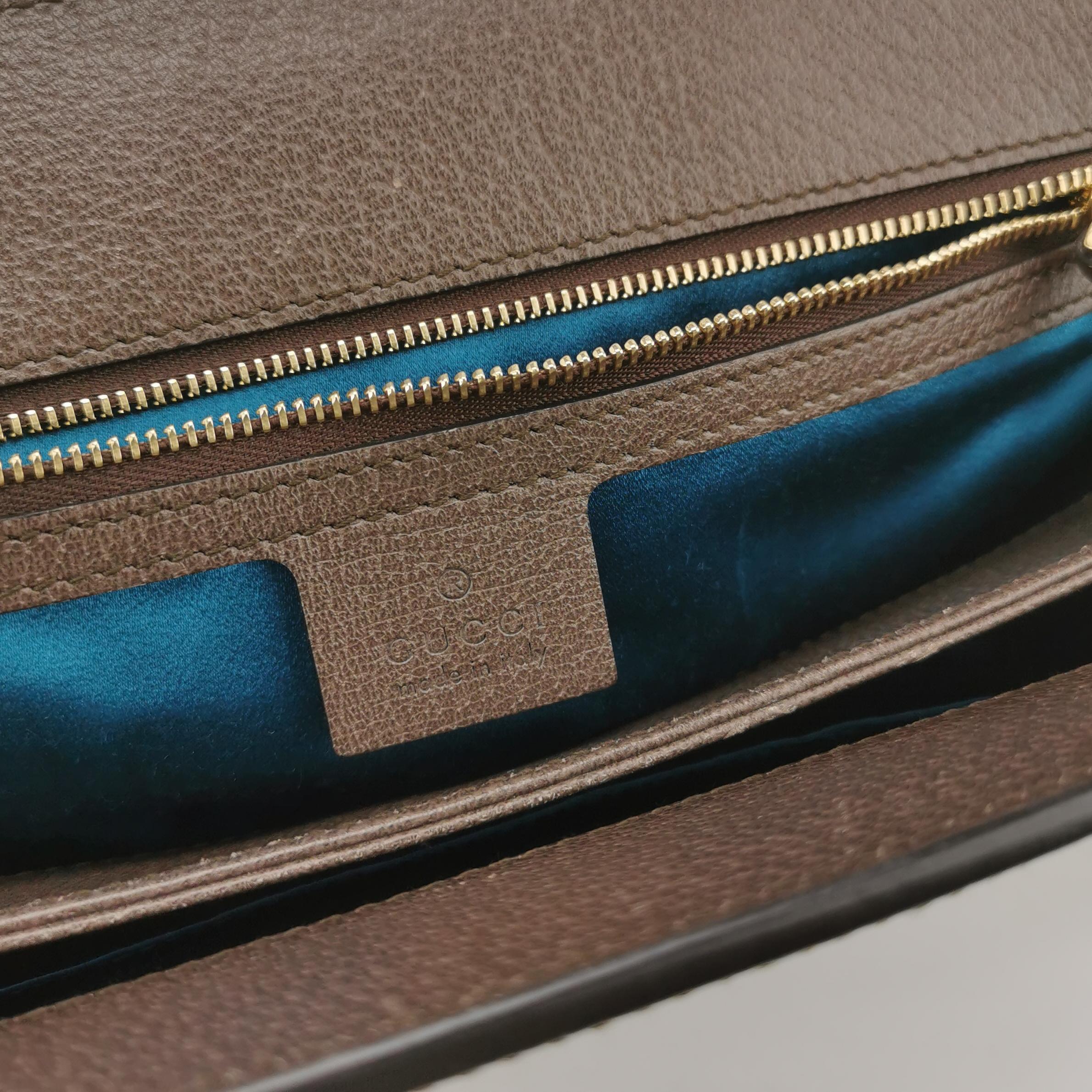 Gucci Ophidia Chain Shoulder Bag GG Coated Canvas Medium — photo 7 of 15