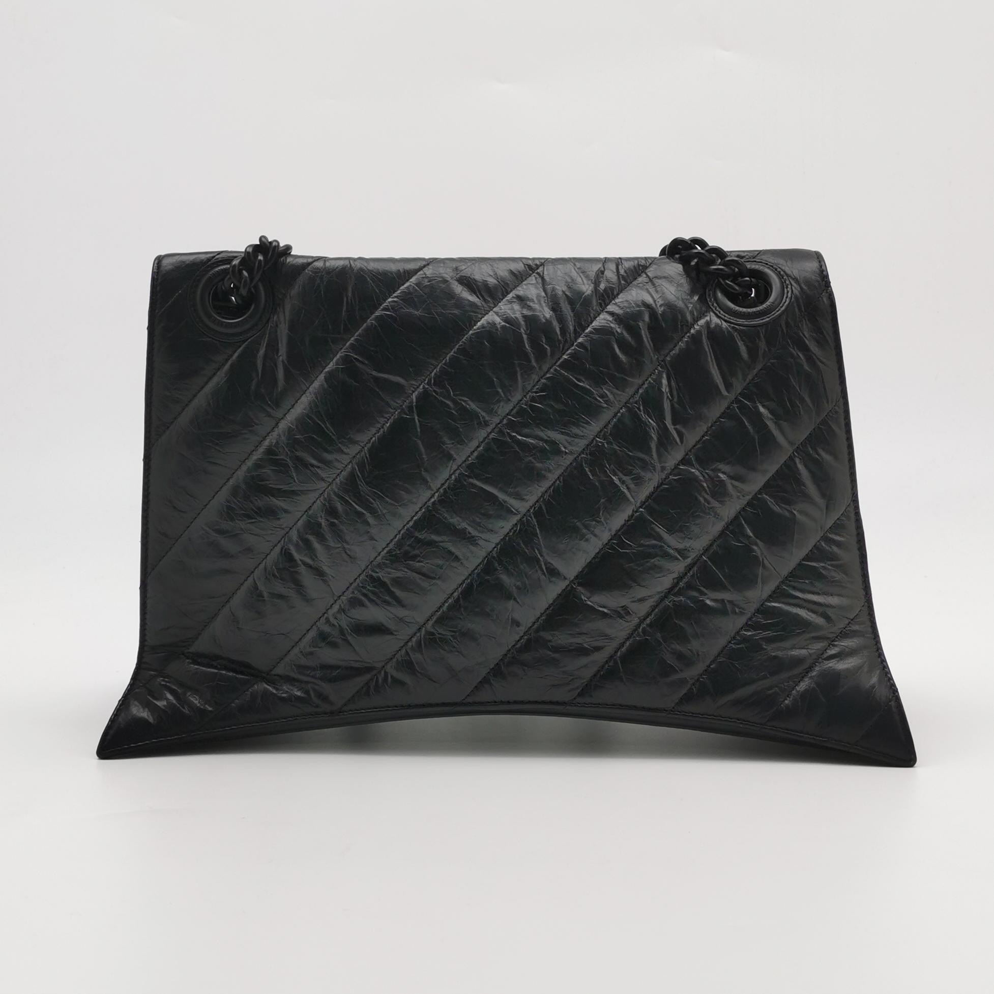 Balenciaga Crush Chain Flap Bag Quilted Crushed Calfskin Large — photo 3 of 16