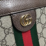 Gucci Ophidia Chain Shoulder Bag GG Coated Canvas Medium — thumbnail 9