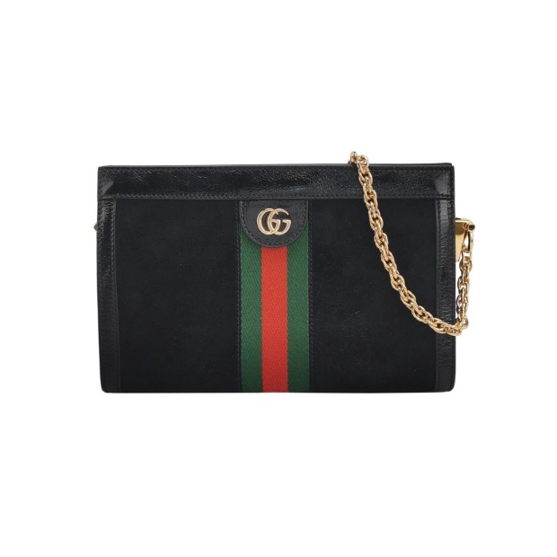 Gucci Ophidia Chain Shoulder Bag Suede Small — pre-owned, Vierlot