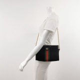 Gucci Ophidia Chain Shoulder Bag Suede Small — thumbnail 2