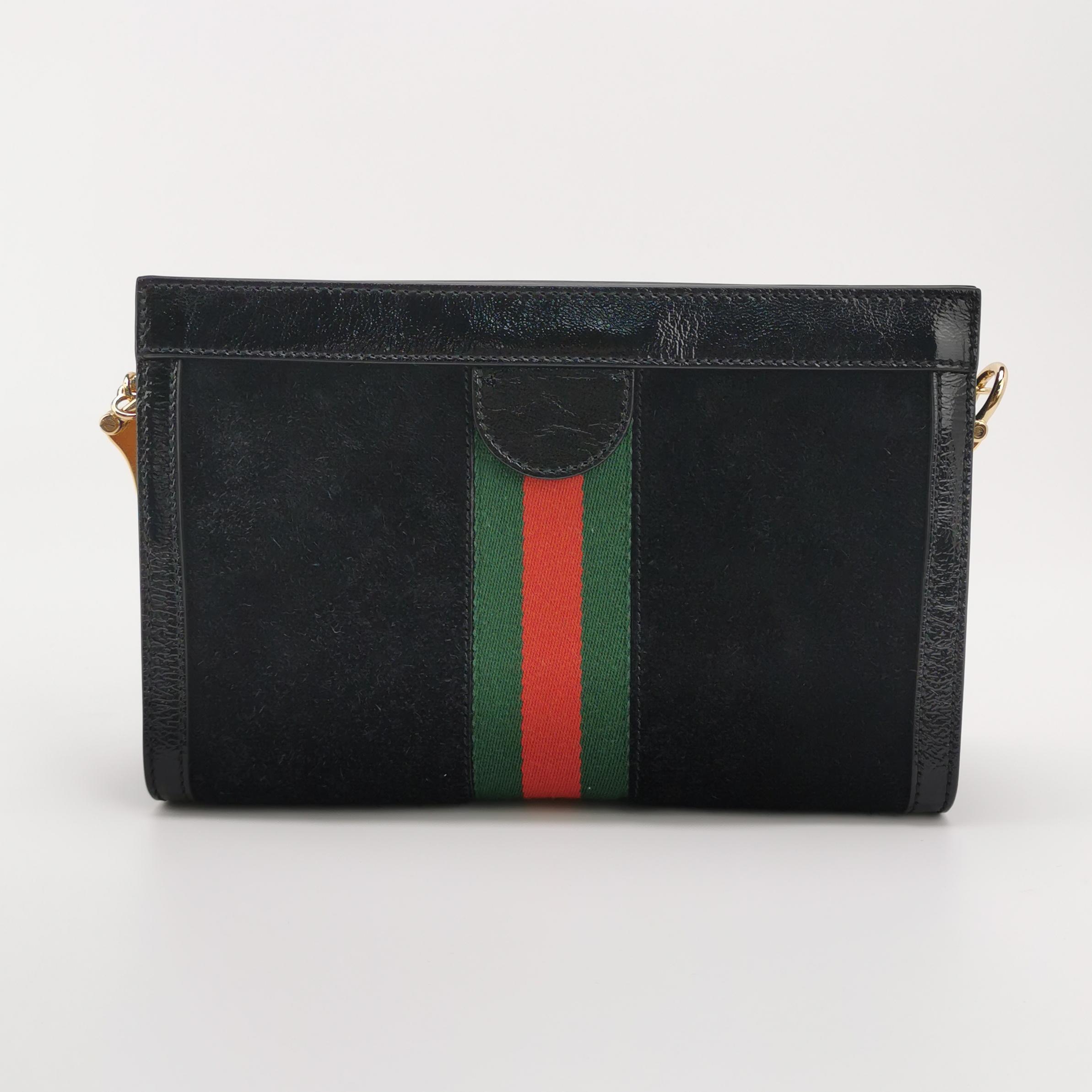 Gucci Ophidia Chain Shoulder Bag Suede Small — photo 5 of 17
