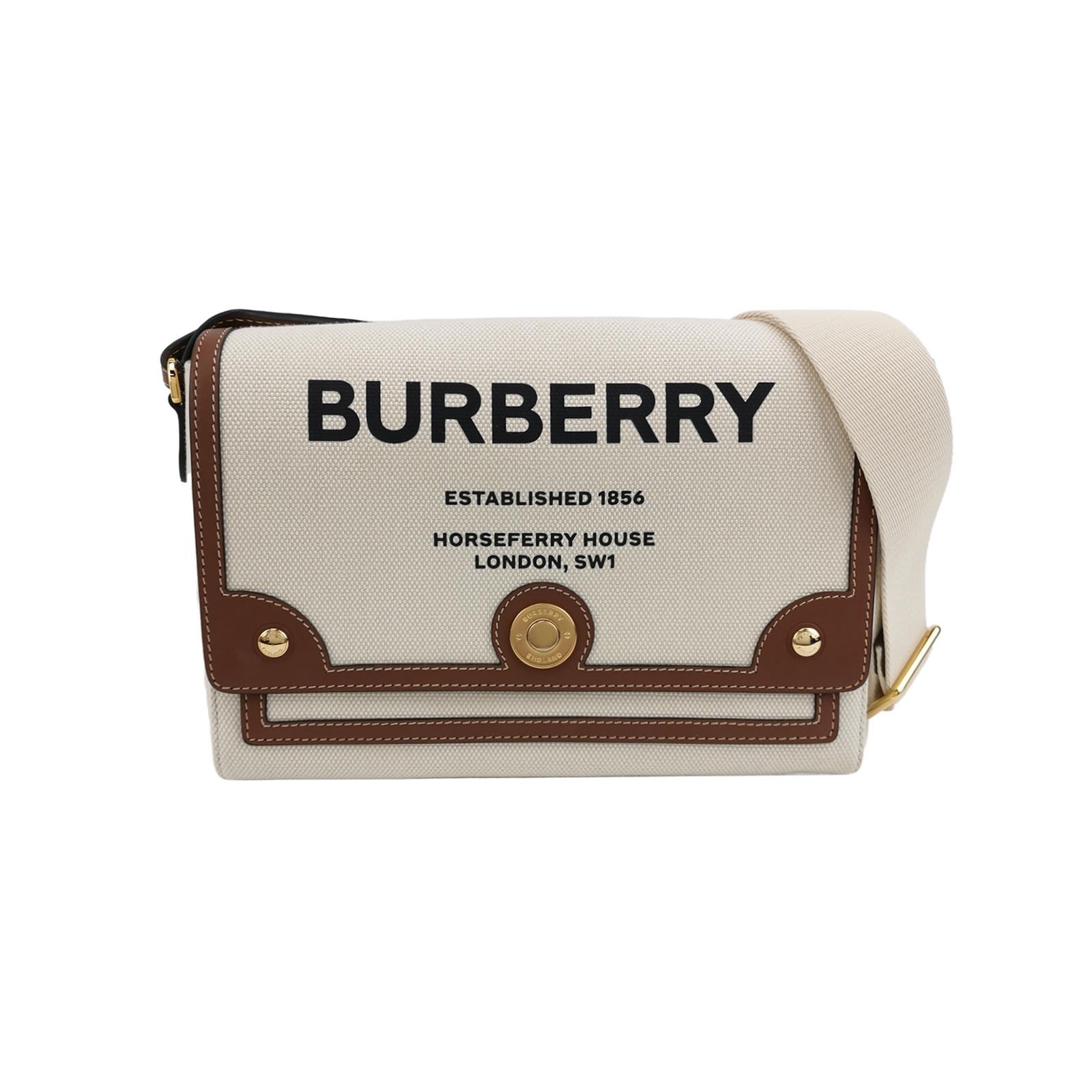 Burberry Note Crossbody Bag Canvas with Leather Medium — photo 1 of 18
